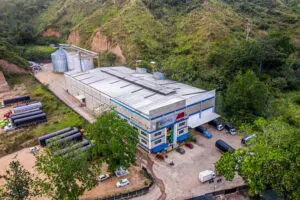 Vista aérea de la planta de Concentrados Espartaco