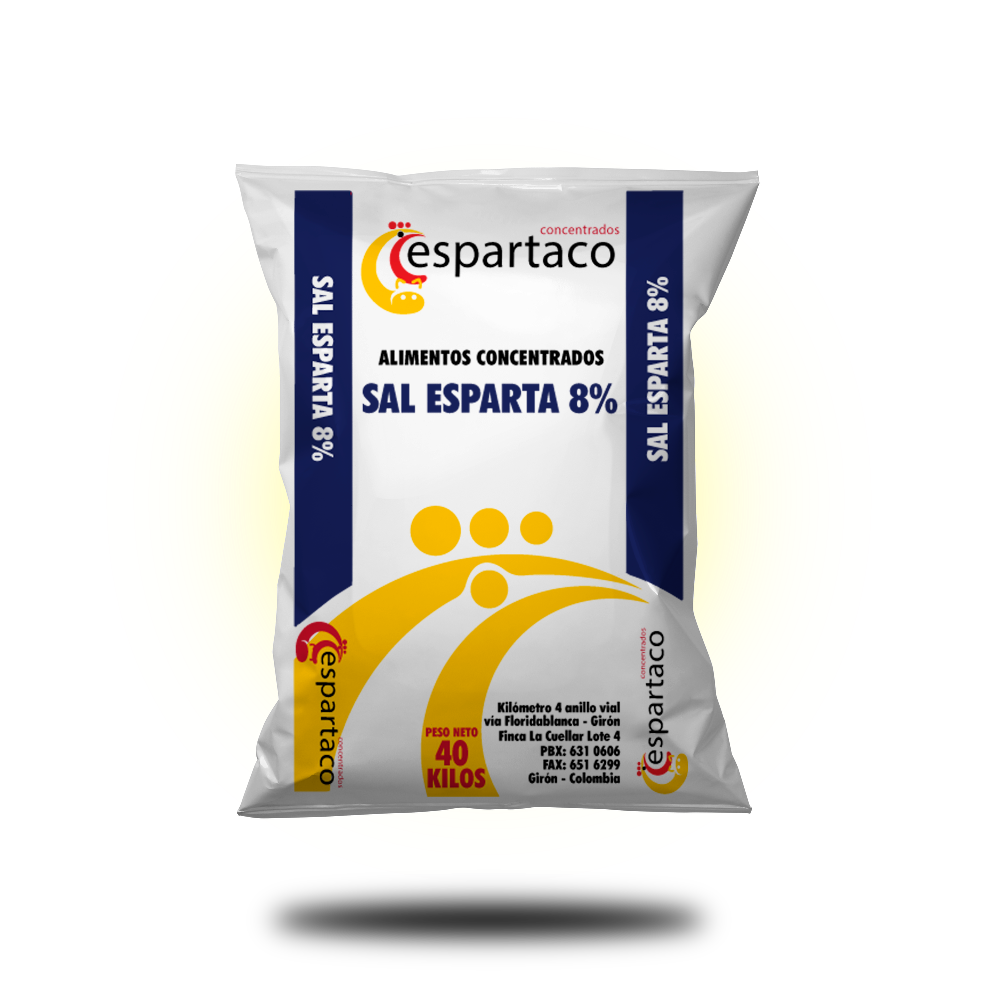 sal esparta 8% ganaderia alimentos concentrados espartaco